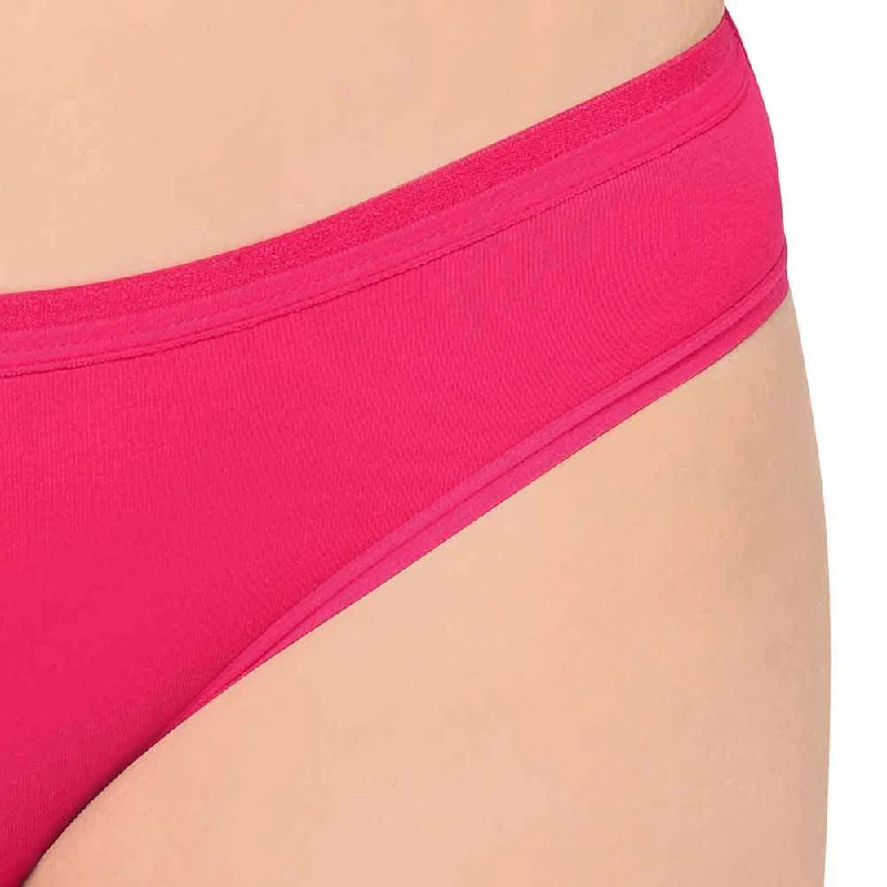 Cotton Low Waist Medium Coverage Everyday Wear Pack of 3  Bikini Panty