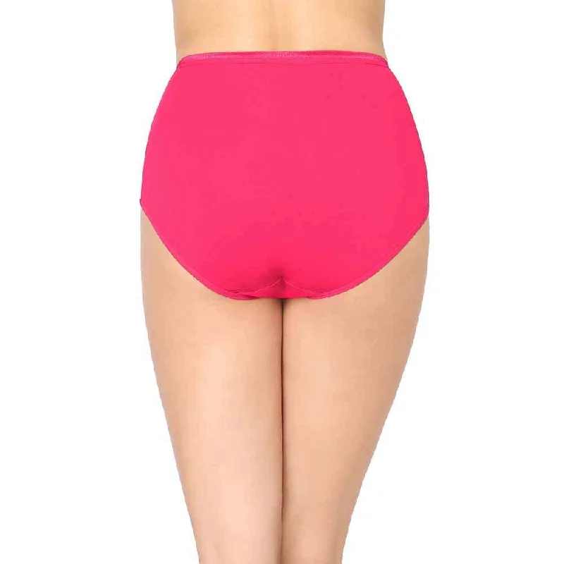 Cotton High Waist Full Coverage Everyday Wear Pack of 3  Full Brief Maxi Panty