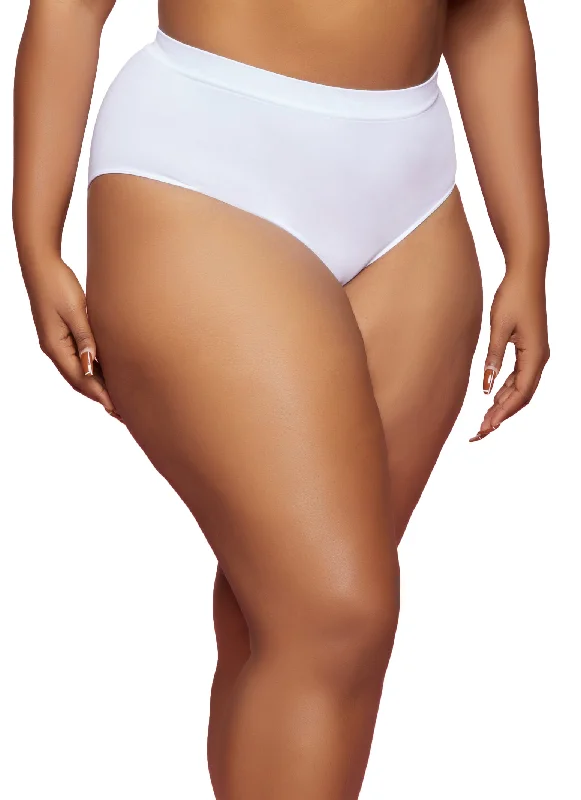 Plus Size Seamless Bikini Panty