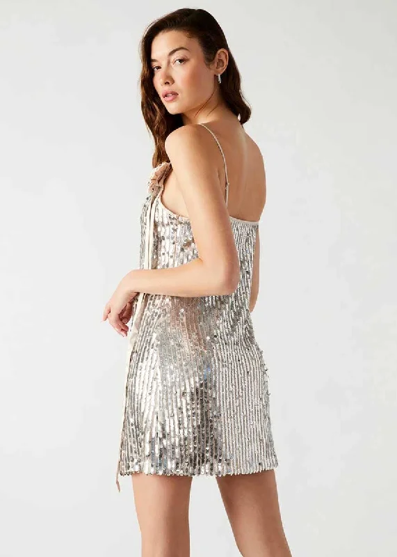 Yasmin Dress - Silver